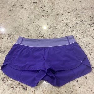 Lululemon Purple Speed Up Short